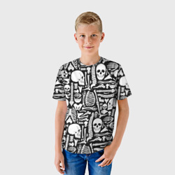 Детская футболка 3D Кости - фото 2