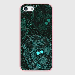 Чехол для iPhone 5/5S матовый Клетки