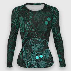 Женский рашгард 3D Клетки