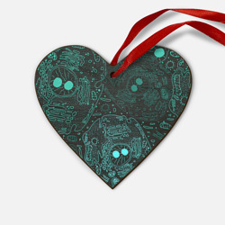 Деревянная игрушка Сердце Клетки