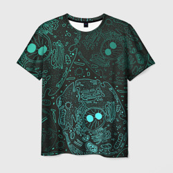 Клетки – Мужская футболка 3D с принтом купить со скидкой в -26%