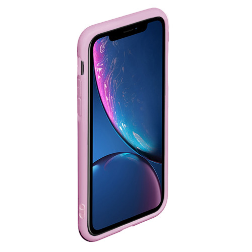 Чехол для iPhone 11 Pro Max матовый Клетки, цвет розовый - фото 2
