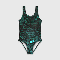 Детский купальник 3D Клетки - фото 2