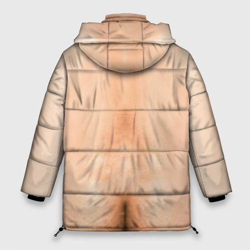 Женская зимняя куртка Oversize Мужская грудь, цвет светло-серый - фото 2