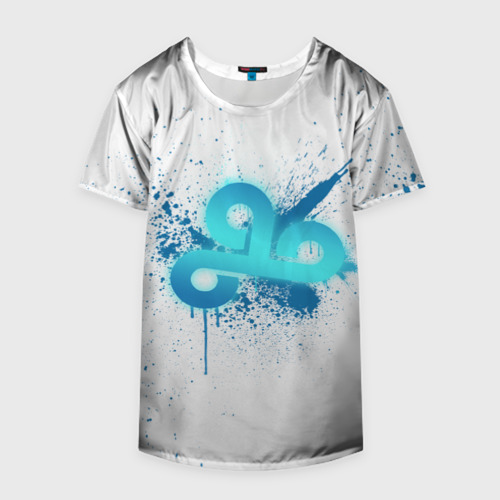 Накидка на куртку 3D cs:go - Cloud9 (White collection), цвет 3D печать - фото 4