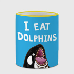 Кружка с полной запечаткой Я ем дельфинов - фото 2