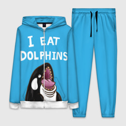 Женский костюм 3D Я ем дельфинов