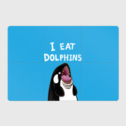 Магнитный плакат 3Х2 Я ем дельфинов
