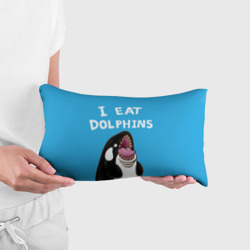 Подушка 3D антистресс Я ем дельфинов - фото 2