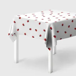 Скатерть 3D Божьи коровки