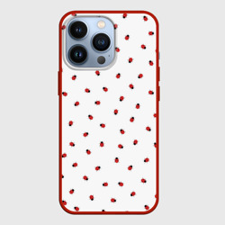 Чехол для iPhone 13 Pro Божьи коровки