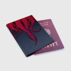 Обложка для паспорта матовая кожа Щупальцы осьминога - фото 2