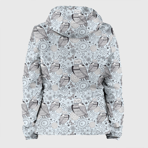 Женская куртка 3D Совы, цвет белый - фото 2