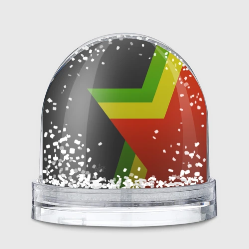 Игрушка Снежный шар Black Milk Rasta Star