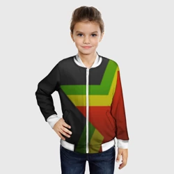 Детский бомбер 3D Black Milk Rasta Star - фото 2