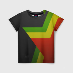 Детская футболка 3D Black Milk Rasta Star