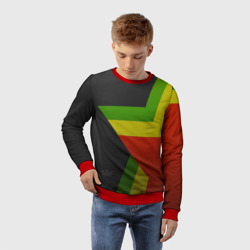 Детский свитшот 3D Black Milk Rasta Star - фото 2