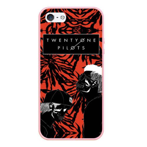 Чехол для iPhone 5/5S матовый Twenty One Pilots, цвет баблгам