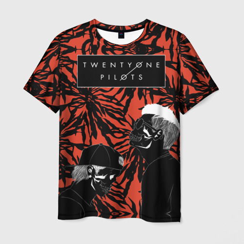 Мужская футболка 3D Twenty One Pilots Фото 01 Мужская футболка 3D Twenty One Pilots Фото 01