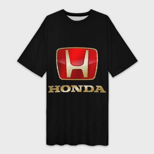 Платье-футболка 3D Honda, цвет 3D печать