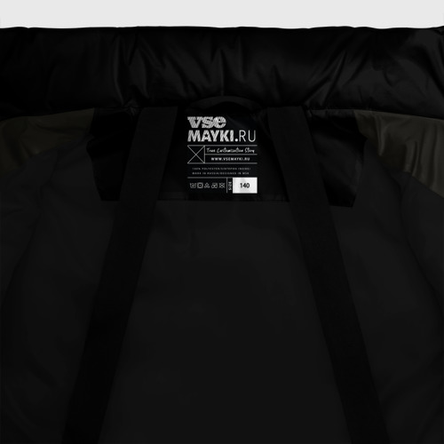 Зимняя куртка для мальчиков 3D Mercedes-Benz, цвет черный - фото 7
