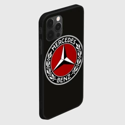 Чехол для iPhone 12 Pro Mercedes Benz - emblem - фото 2