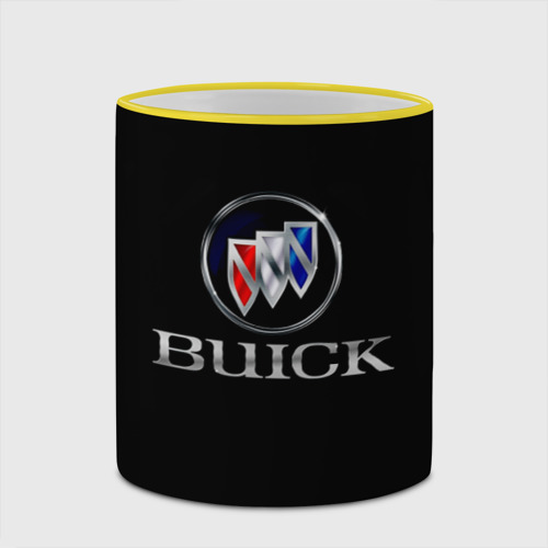 Кружка с полной запечаткой Buick, цвет Кант желтый - фото 4
