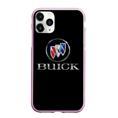 Чехол для iPhone 11 Pro Max матовый Buick, цвет розовый