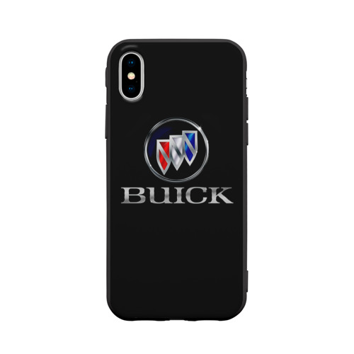 Чехол для Apple iPhone X силиконовый матовый Buick Фото 01 Чехол для Apple iPhone X силиконовый матовый Buick Фото 01