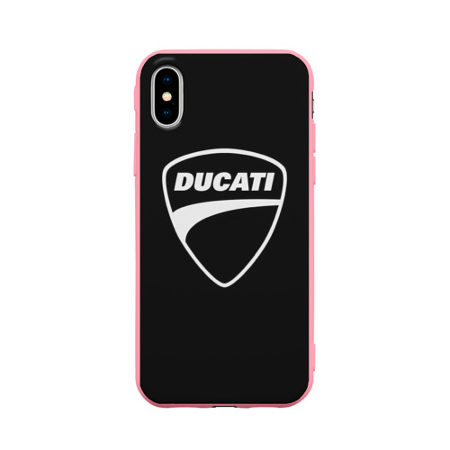 Чехол для iPhone X матовый Ducati