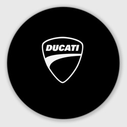 Круглый коврик для мышки Ducati