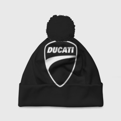 Шапка 3D c помпоном Ducati