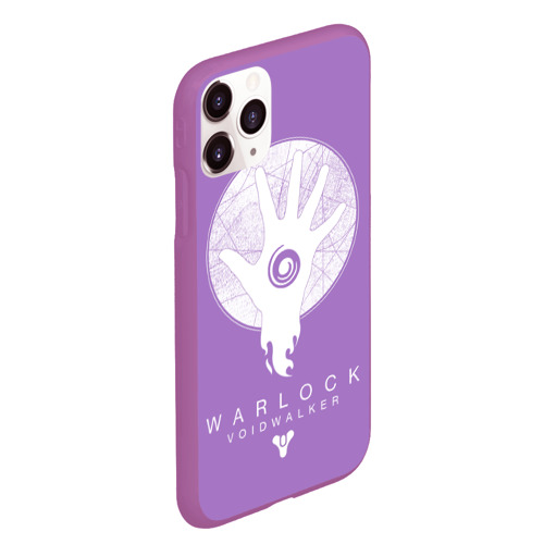 Чехол для iPhone 11 Pro Max матовый Void, цвет фиолетовый - фото 3