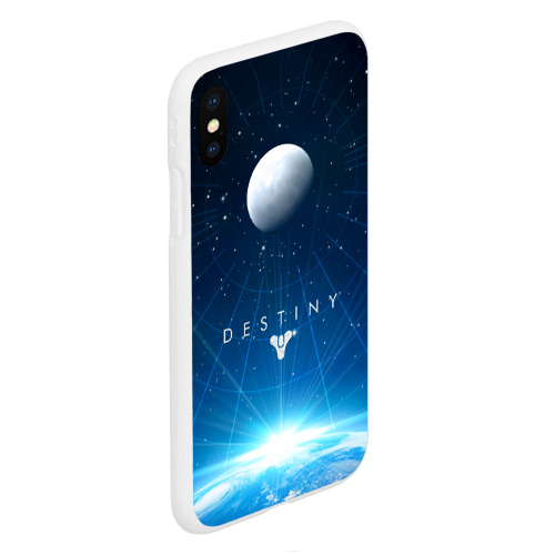 Чехол для iPhone XS Max матовый Destiny, цвет белый - фото 3