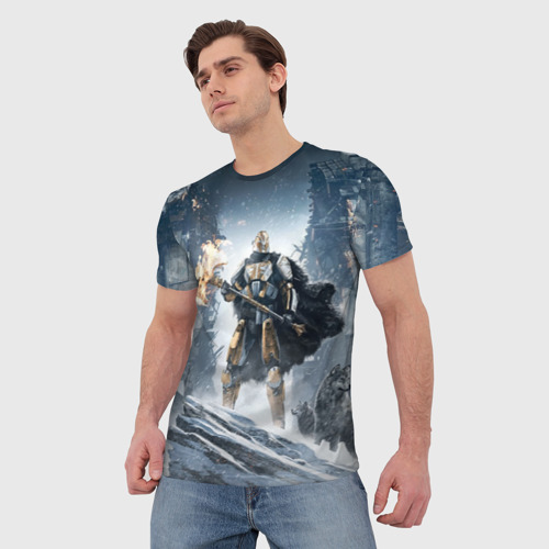 Мужская футболка 3D Rise of Iron, цвет 3D печать - фото 3