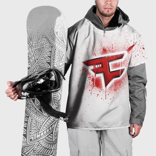 Накидка на куртку 3D cs:go - FaZe clan (White collection), цвет 3D печать