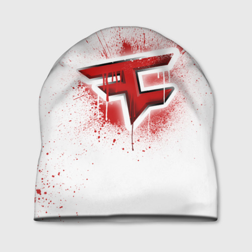 Шапка 3D cs:go - FaZe clan (White collection)