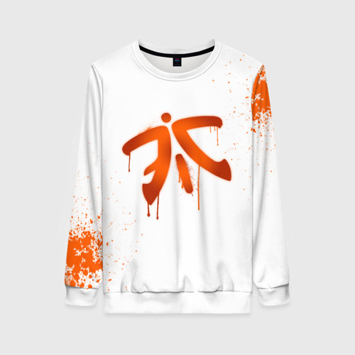 Женский свитшот 3D cs:go - Fnatic (White collection), цвет 3D печать