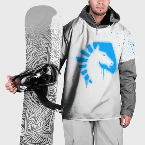 Накидка на куртку 3D cs:go - Liquid team (White collection), цвет 3D печать