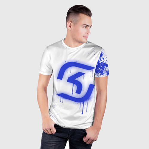 Мужская футболка 3D Slim cs:go - SK Gaming (White collection) - фото 3