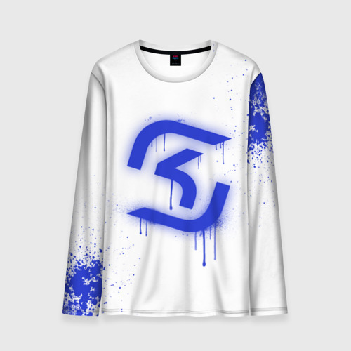 Мужской лонгслив 3D cs:go - SK Gaming (White collection), цвет 3D печать