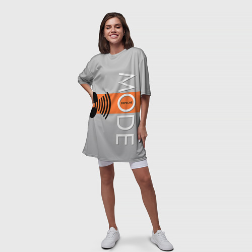 Платье-футболка 3D Depeche mode, цвет 3D печать - фото 5
