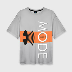Женская футболка oversize 3D Depeche mode