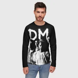 Мужской лонгслив 3D Depeche mode - фото 2