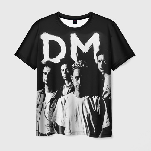 Мужская футболка 3D Depeche mode, цвет 3D печать