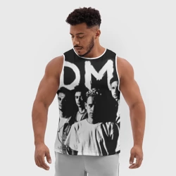 Мужская спортивная майка 3D Depeche mode - фото 2