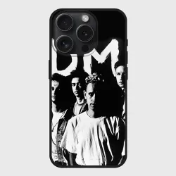 Чехол силиконовый для Apple iPhone 15 Pro матовый Depeche mode