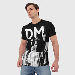 Мужская футболка 3D Depeche mode - фото 2