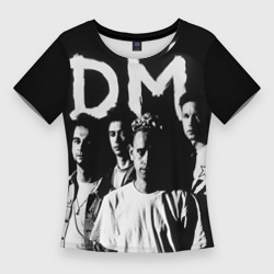 Женская футболка 3D Slim Depeche mode