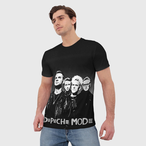 Мужская футболка 3D Depeche mode, цвет 3D печать - фото 3